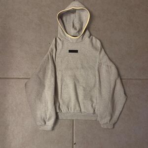 (2021–2022) Fear of God Essentials Pullover Hoodie - Light Oatmeal - XL